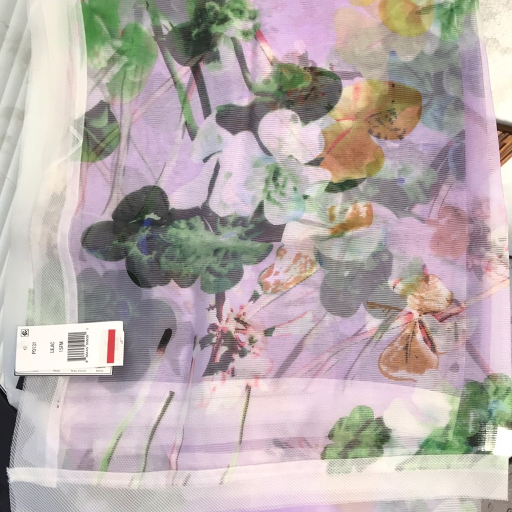 Cejon Summer Splash Over sized Scarf  Lilac